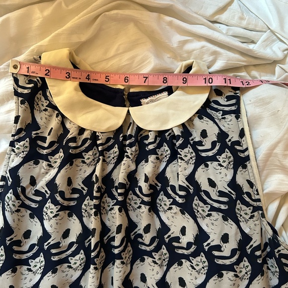 Anthropologie Cat Pattern Dress - Picture 15 of 16